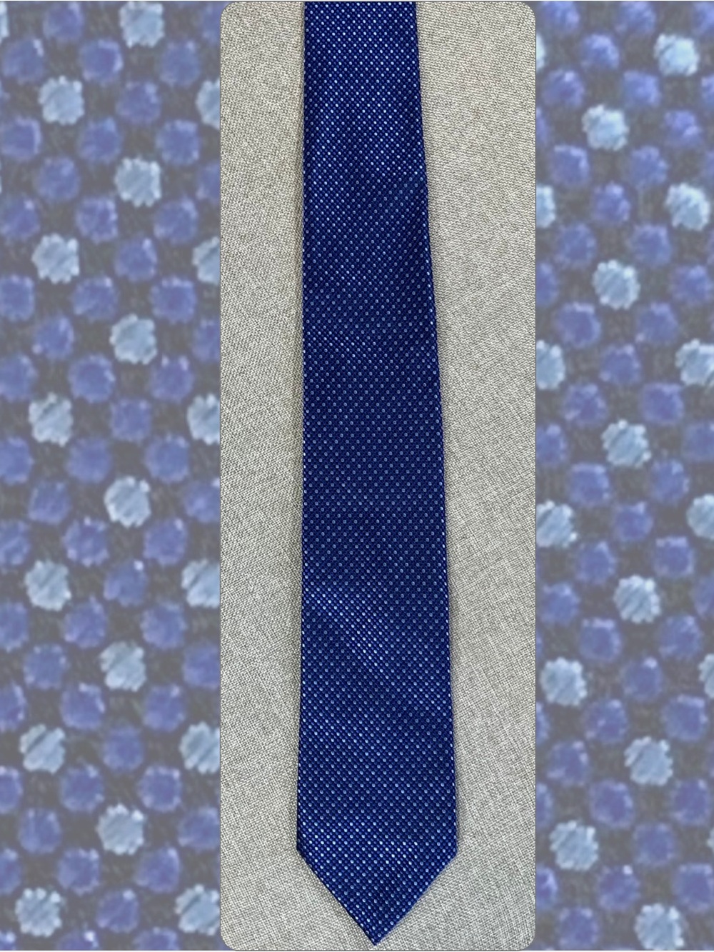 Geoffrey Beene Royal Blue Textured Men's Tie